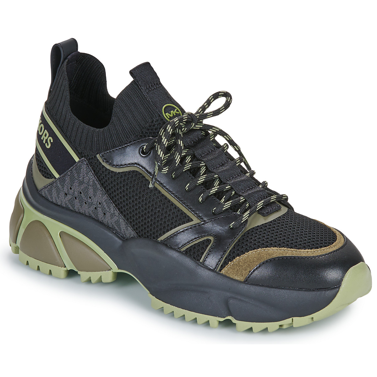 MICHAEL Michael Kors - LUCAS TRAINER - Black / Kaki