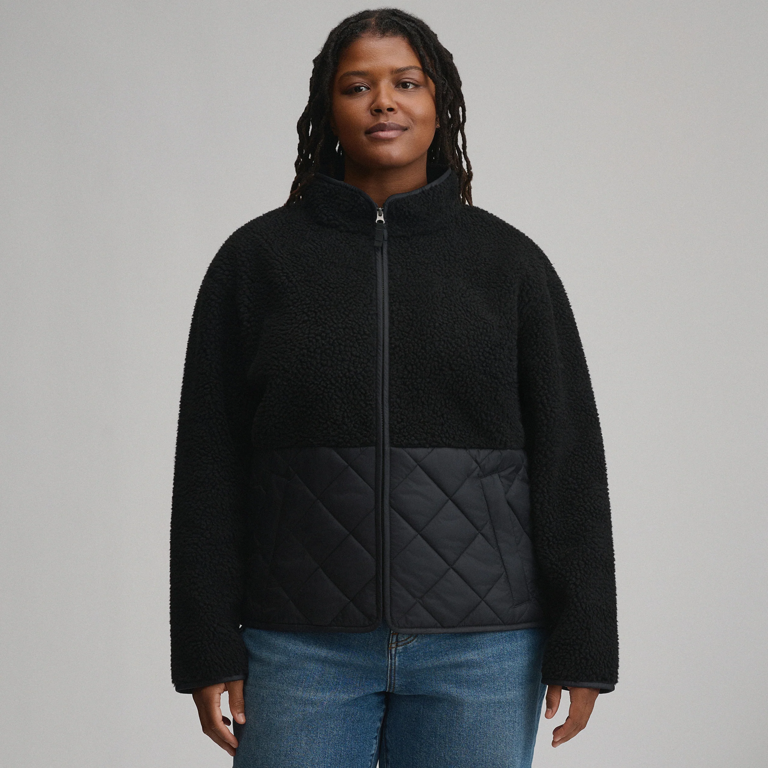 Women's Wander Mixed Media Fleece Jacket