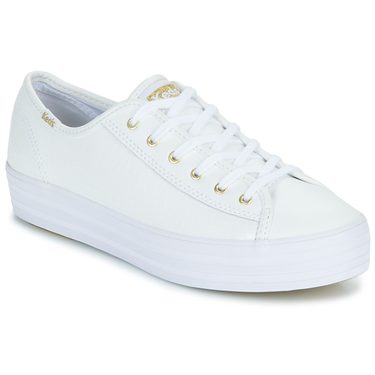 Keds - TRIPLE LEATHER - White