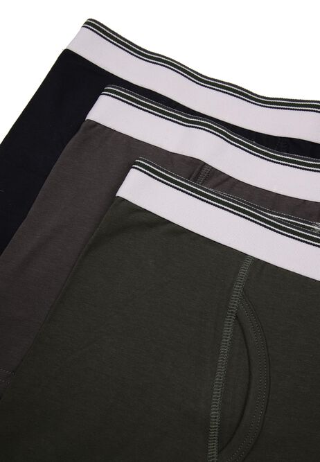 Older Boys 3pk Khaki Trunks