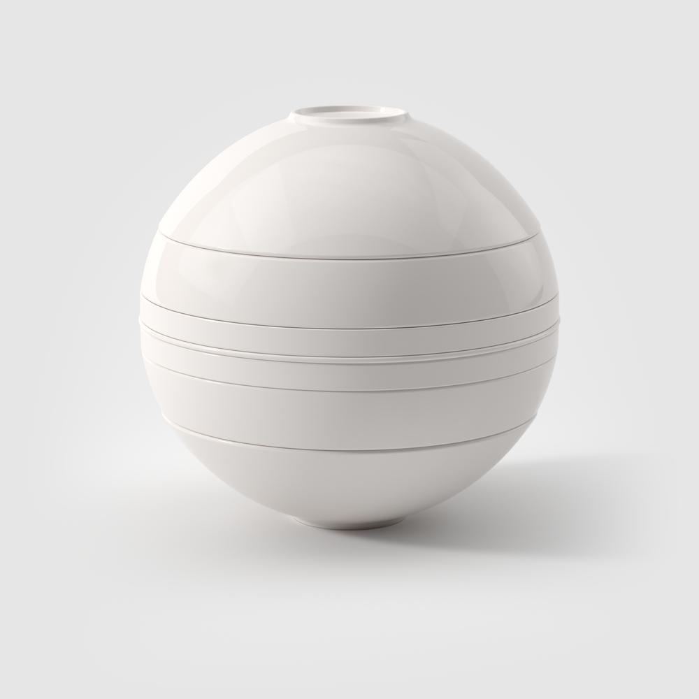 La Boule Dinnerware set - White, Premium Porcelain