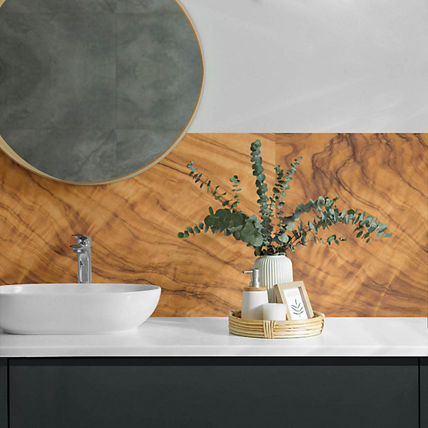 Panneau Décoratif Wallfluent 100x50 cm Motifs Végétaux Délicats 1 pièce
