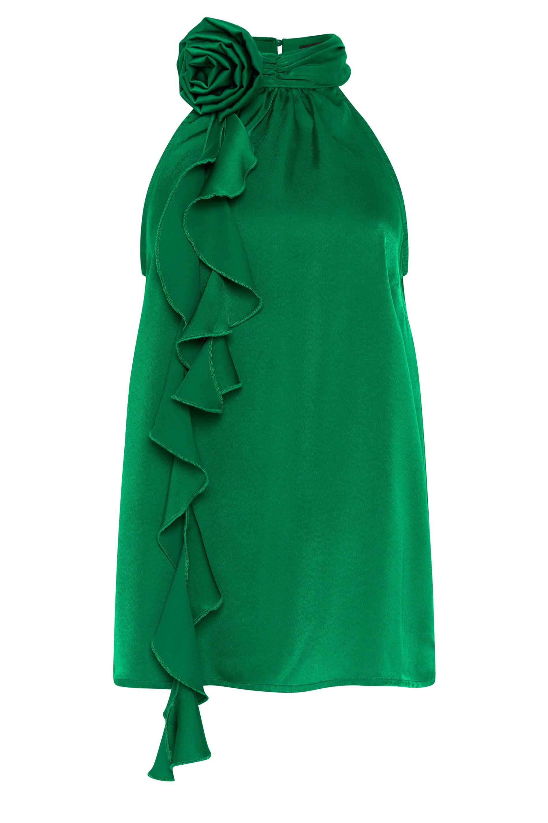 Star by Julien Macdonald Halterneck Corsage Top