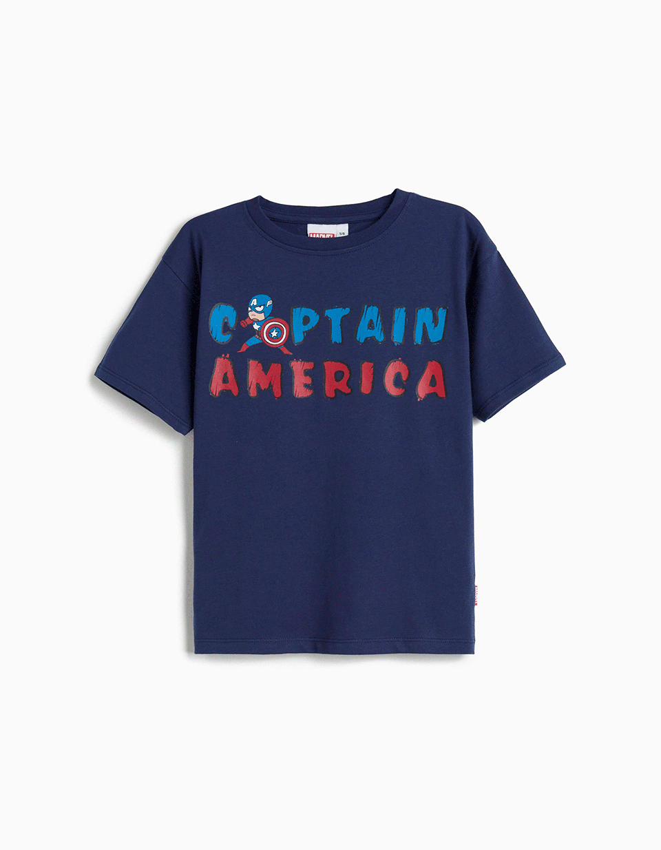 T-shirt 'Marvel', Menino, Azul Escuro