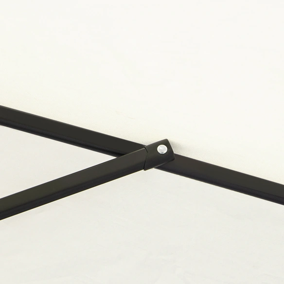 Sonnenschirm, Höhe: 235 cm, cremeweiß