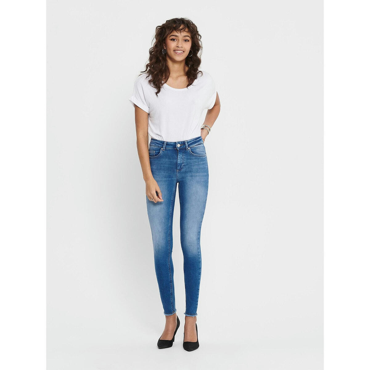 Jean skinny taille haute