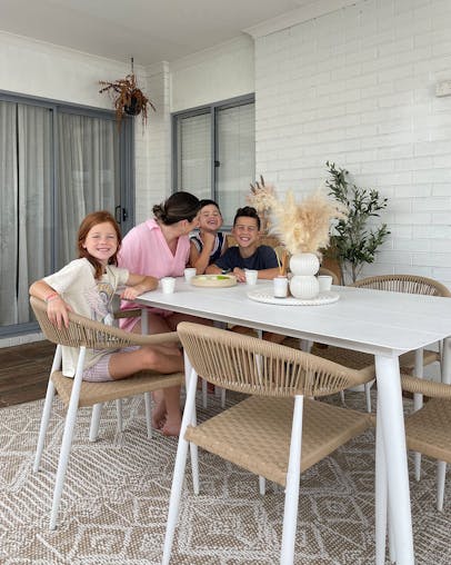 Ullah Brown and Ivory Tribal Flatweave Indoor Outdoor Rug