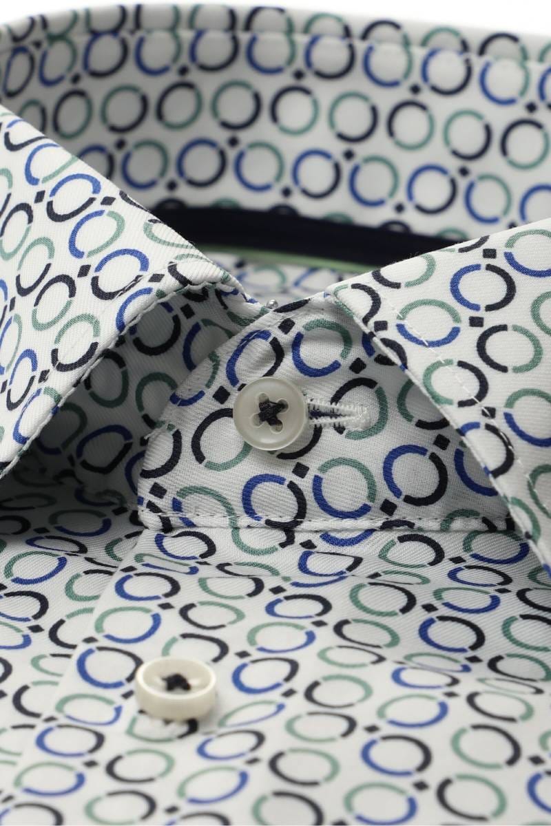 ETERNA Modern Fit Hemd hellgrün, Bedruckt