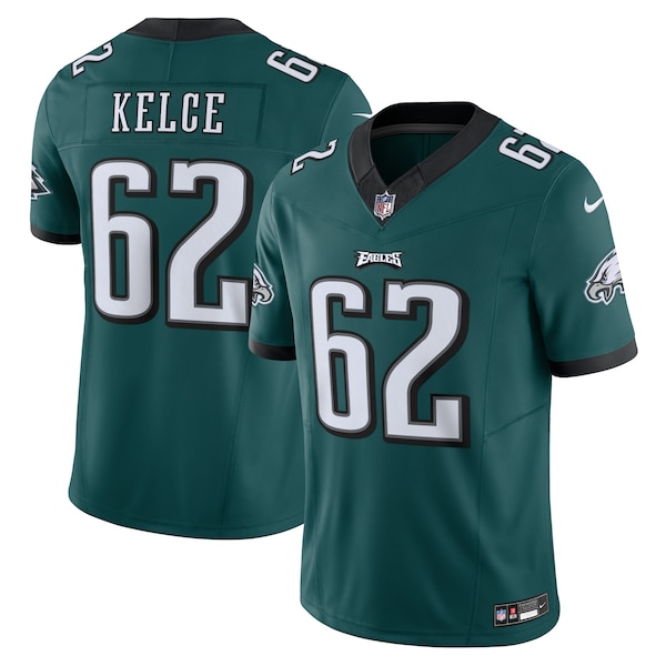 Jason Kelce Philadelphia Eagles Nike Vapor F.U.S.E. Limited Jersey - Midnight Green/Kelly Green
