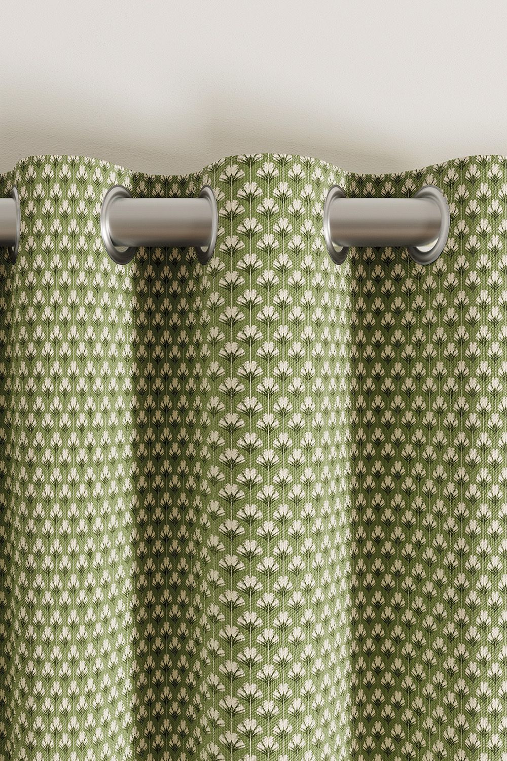Ted Baker Palm Geo' Cotton Lined Curtains