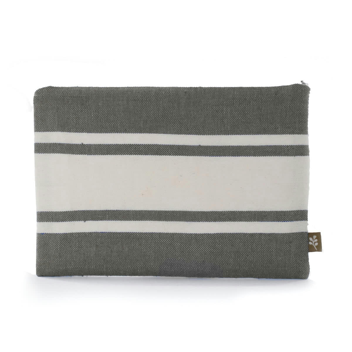 ST TROPEZ - Pochette de plage coton  18x24 gris moyen