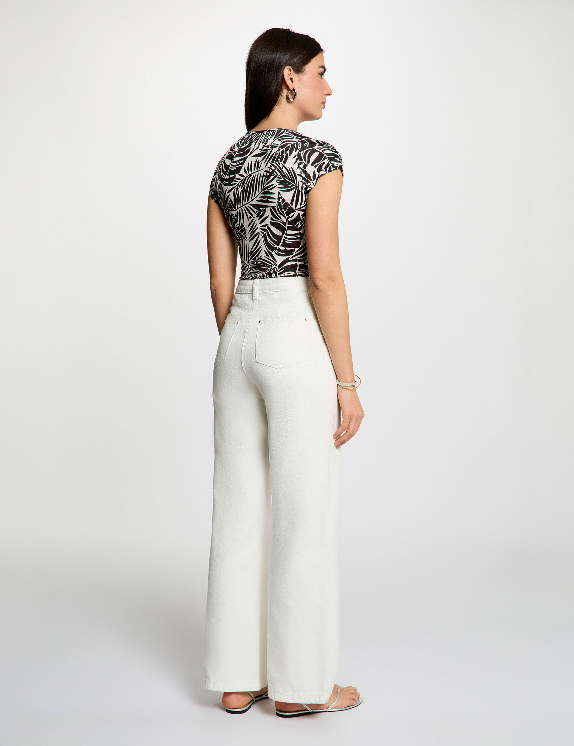 Fitted T-Shirt With Neckline Multicolor Women