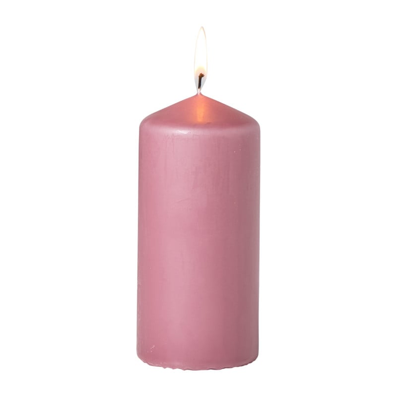 Stompkaars glad - roze - &Oslash;6x13 cm