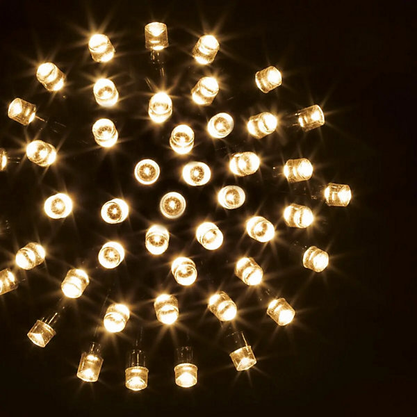 Guirlande lumineuse extérieur 50 led blanc chaud et froid 5m - feeric lights &christmas