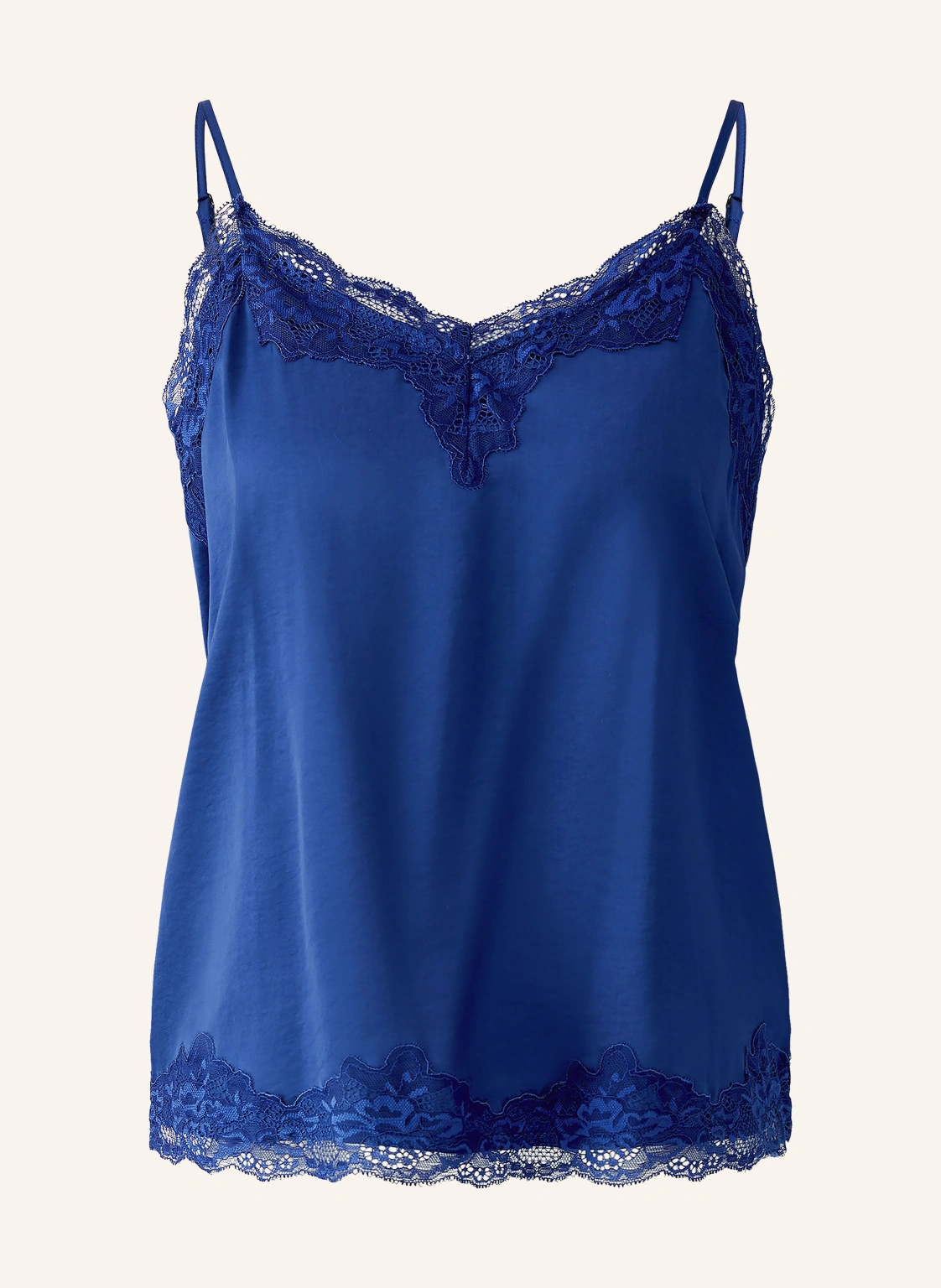 Oui Satintop mit Spitze