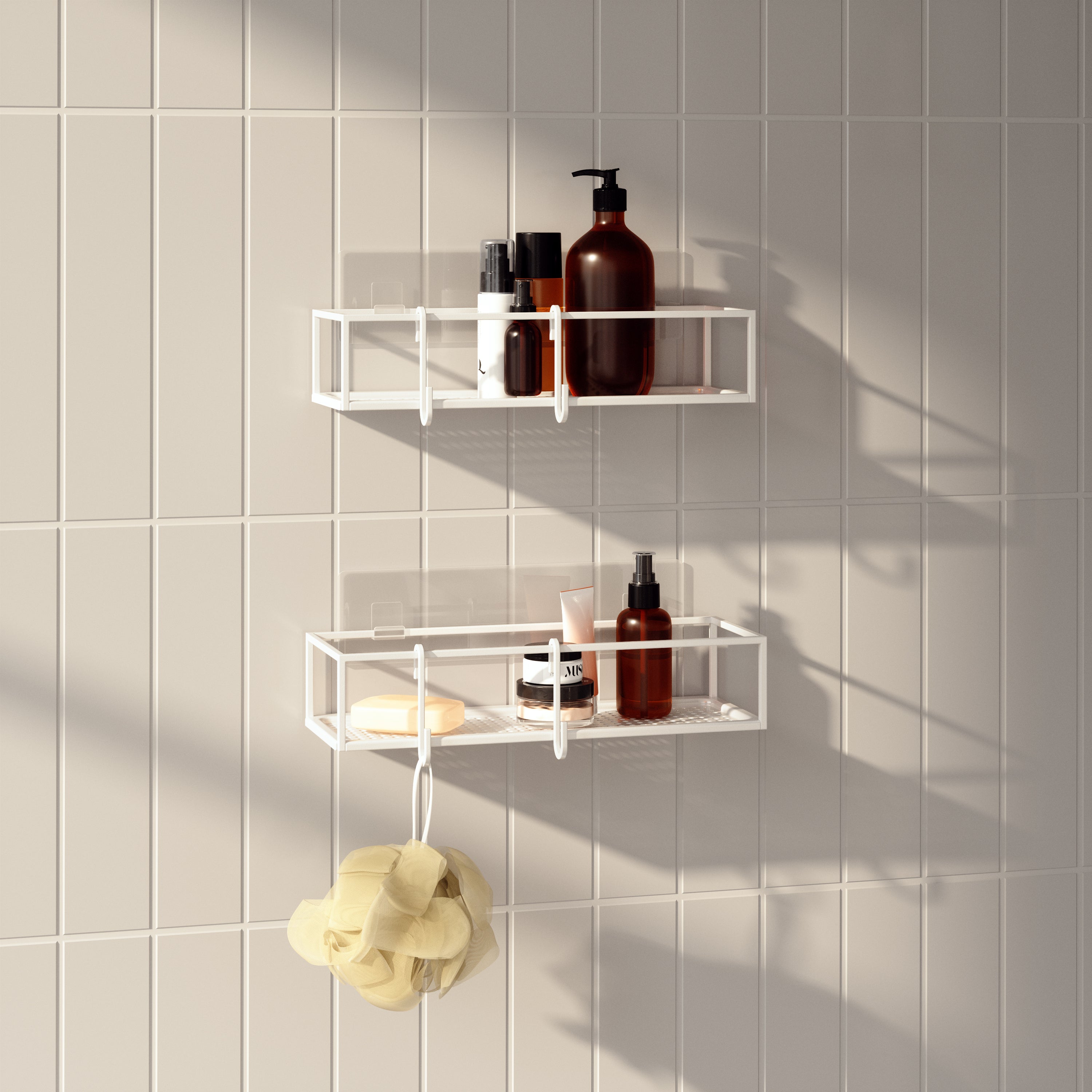 Umbra Cubiko Doucherek Set van 2 - Wit