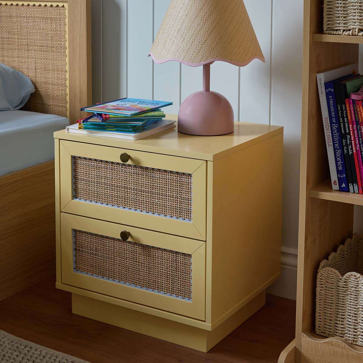 Bonnie Bedside Table - Buttermilk