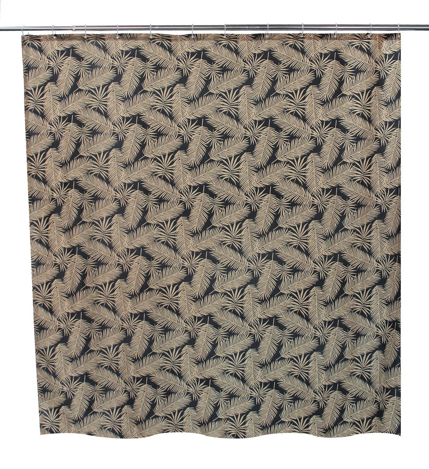 OURAL BLACK - Rideau de douche 180x200