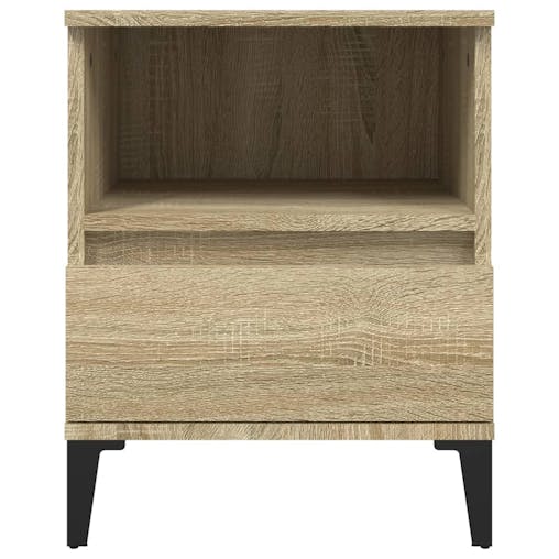 NNEVL Bedside Cabinet Sonoma Oak 40x35x50 cm
