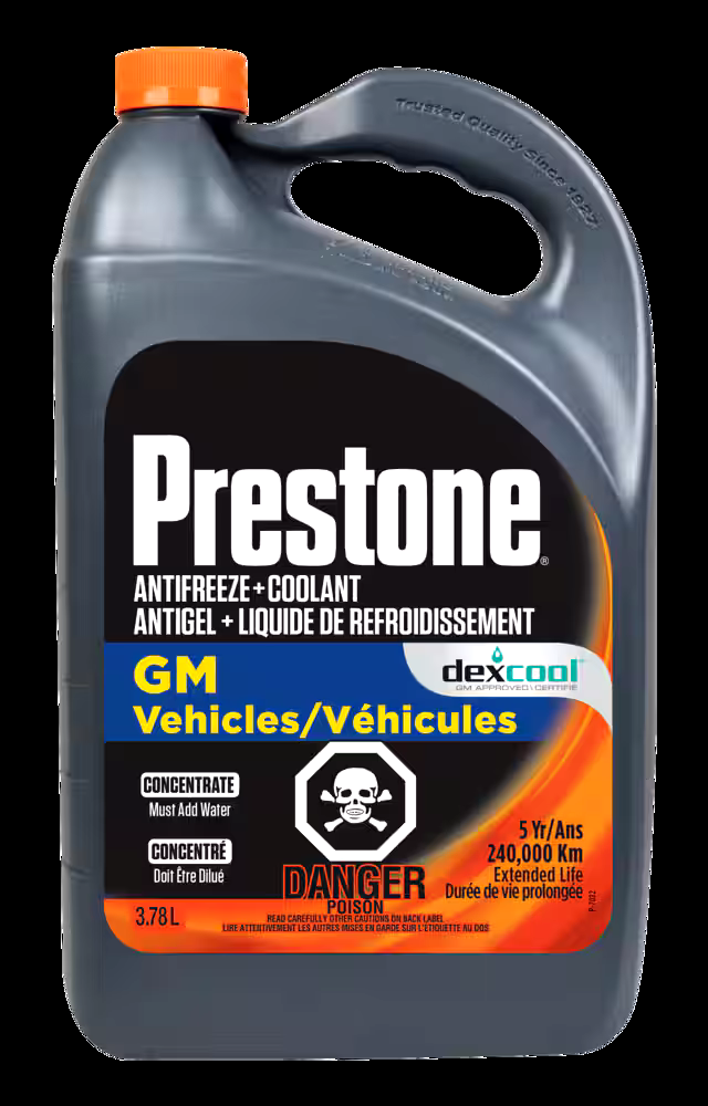 Prestone® Long Life DEX-COOL Concentrated Anti-Freeze/Coolant, 3.78-L
