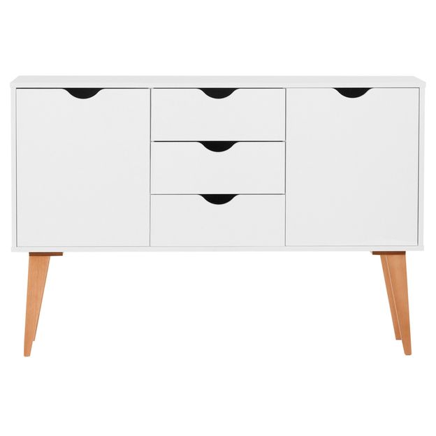 BUFFET 2 PORTAS/3 GAVETAS 1,20 M X 35 CM LIN