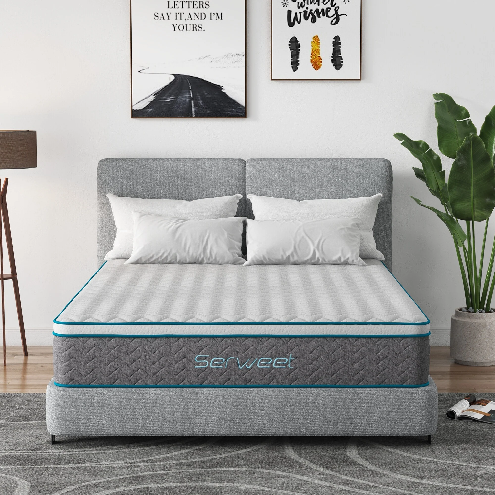 Full Mattress,10 Inches Thickness Mattress ,Hybrid Mattreess ,Mattress Shipped in a Box