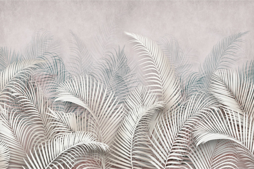 Fototapeta Abstrakcyjne Liście Palmowe 90x60cm