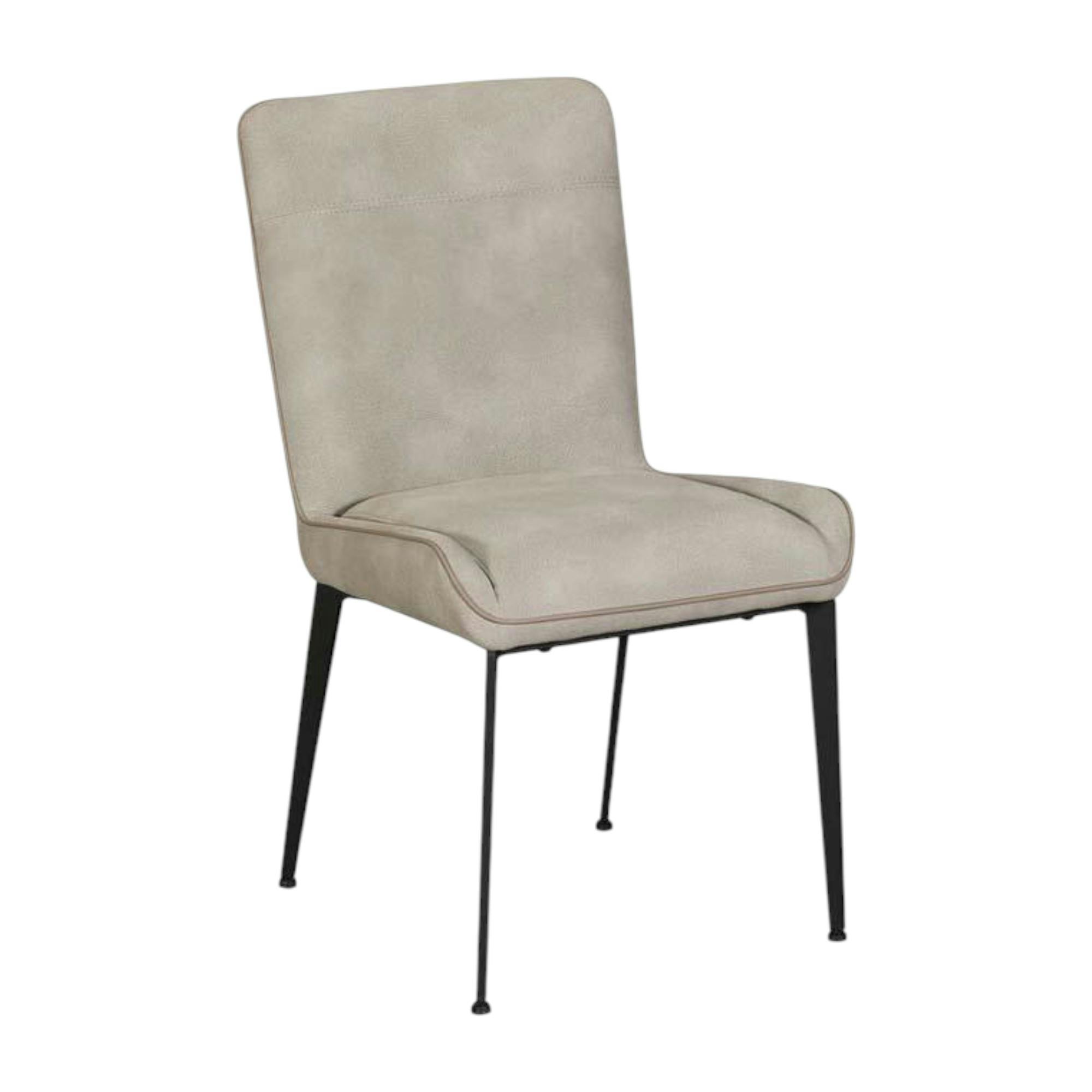 Chaise gris clair, entretien facile (lot de 2) OKA