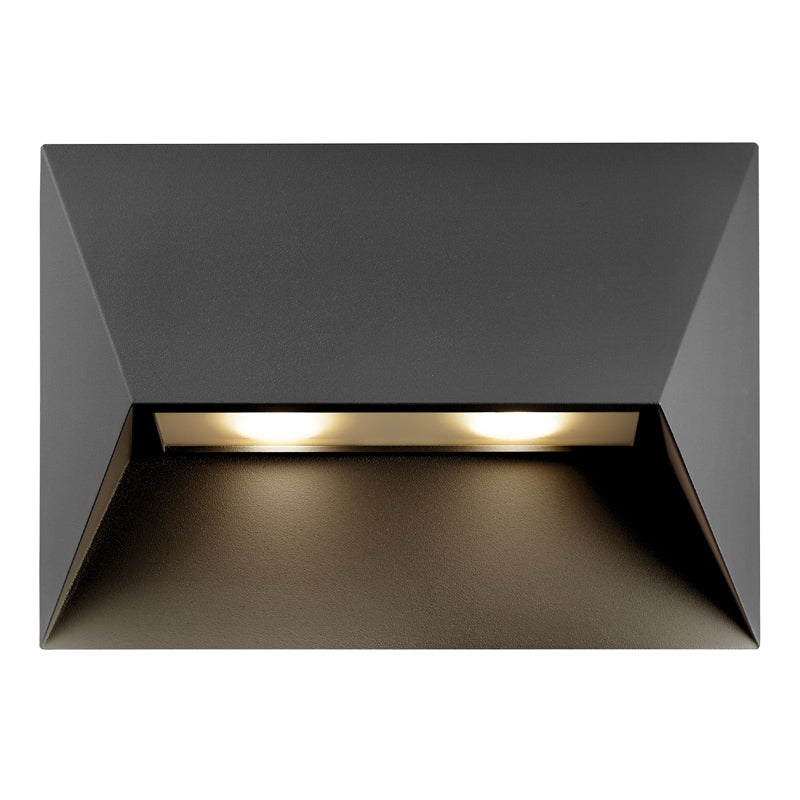 Nordlux Pontio Wandlamp Buiten L - 2-lichts GU10 - IP54 - Zwart