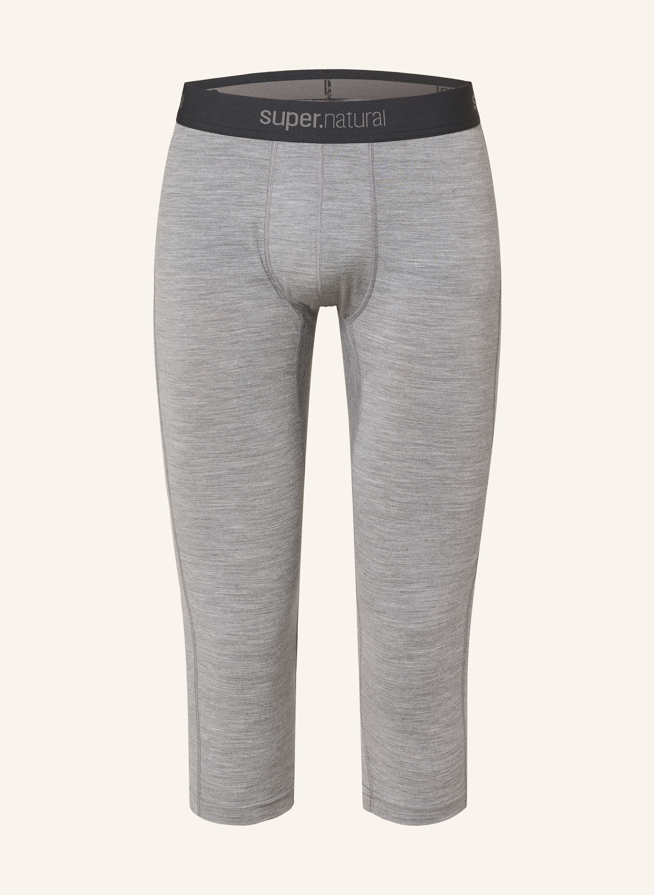 super.natural Funktionswäsche-Hose TUNDRA175 mit verkürzter Beinlänge und Merinowolle