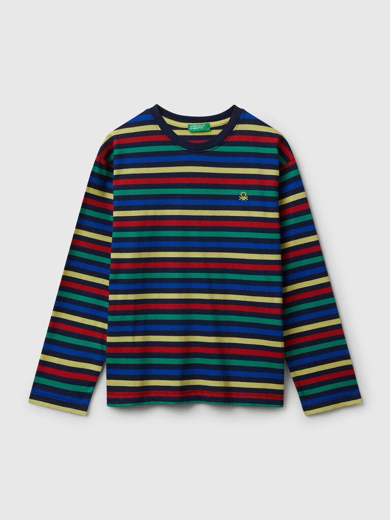 Long sleeve striped t-shirt
