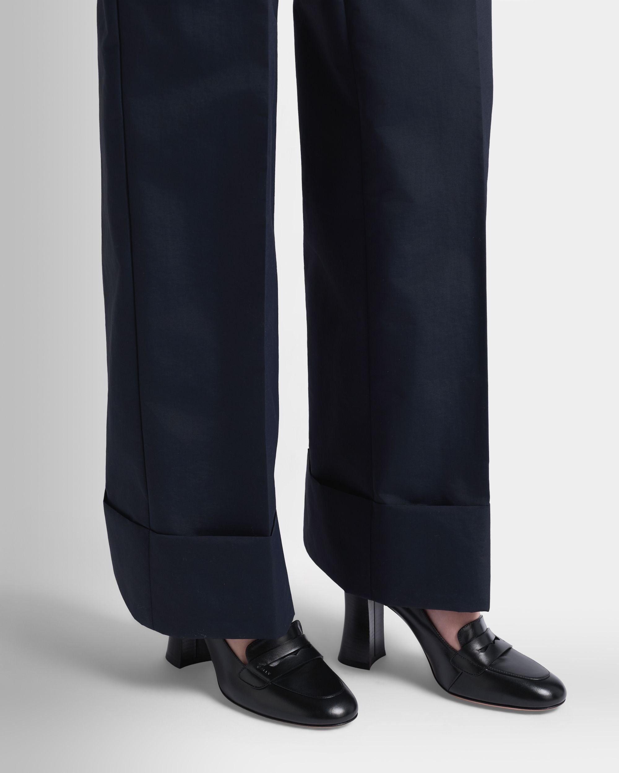 Loafer Saule aus schwarzem Leder