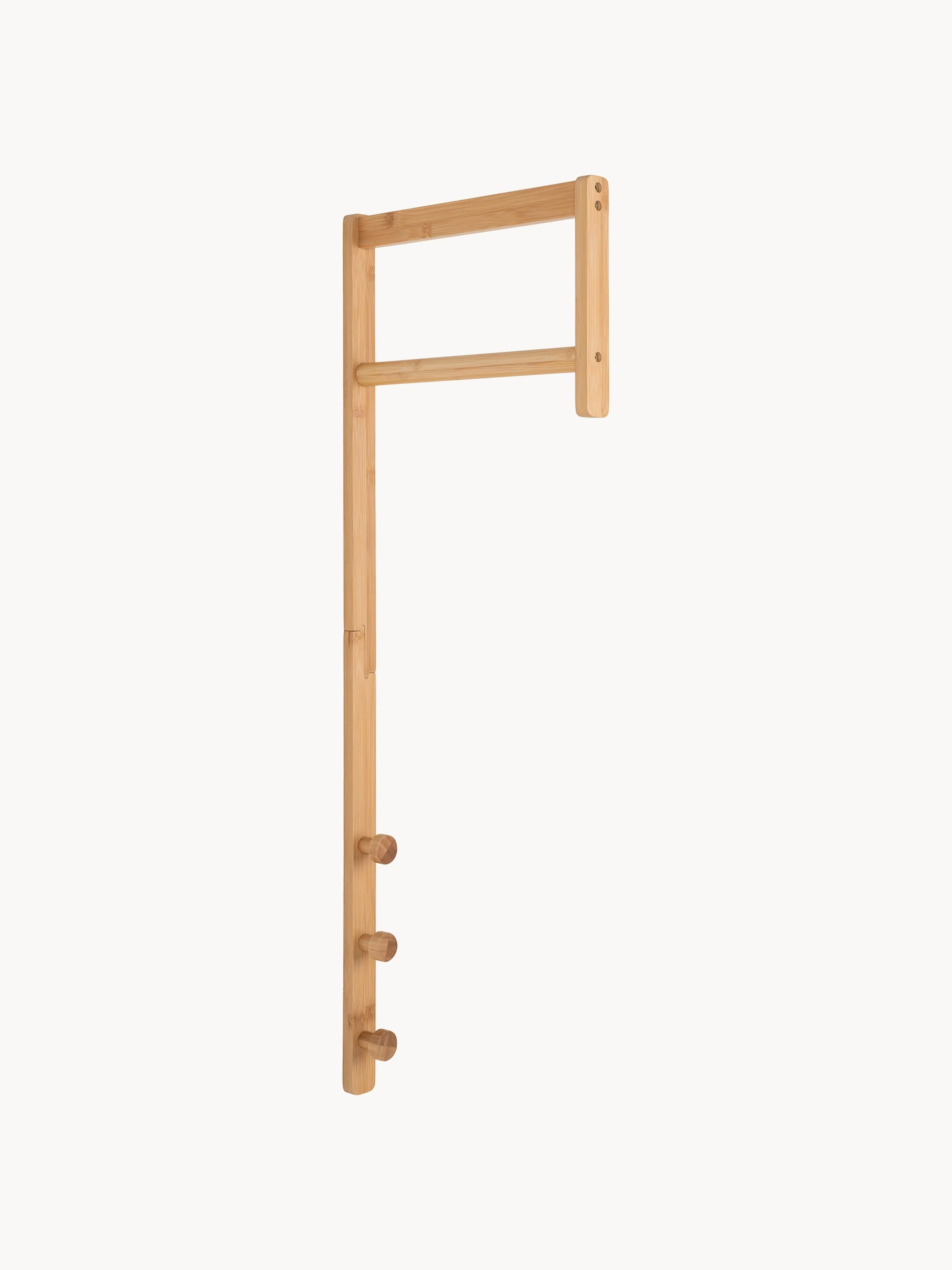 Wandgarderobe Trento aus Bambusholz