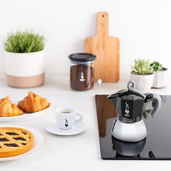 Cafetière italienne 6 tasses noir Bialetti 0006936 moka induction