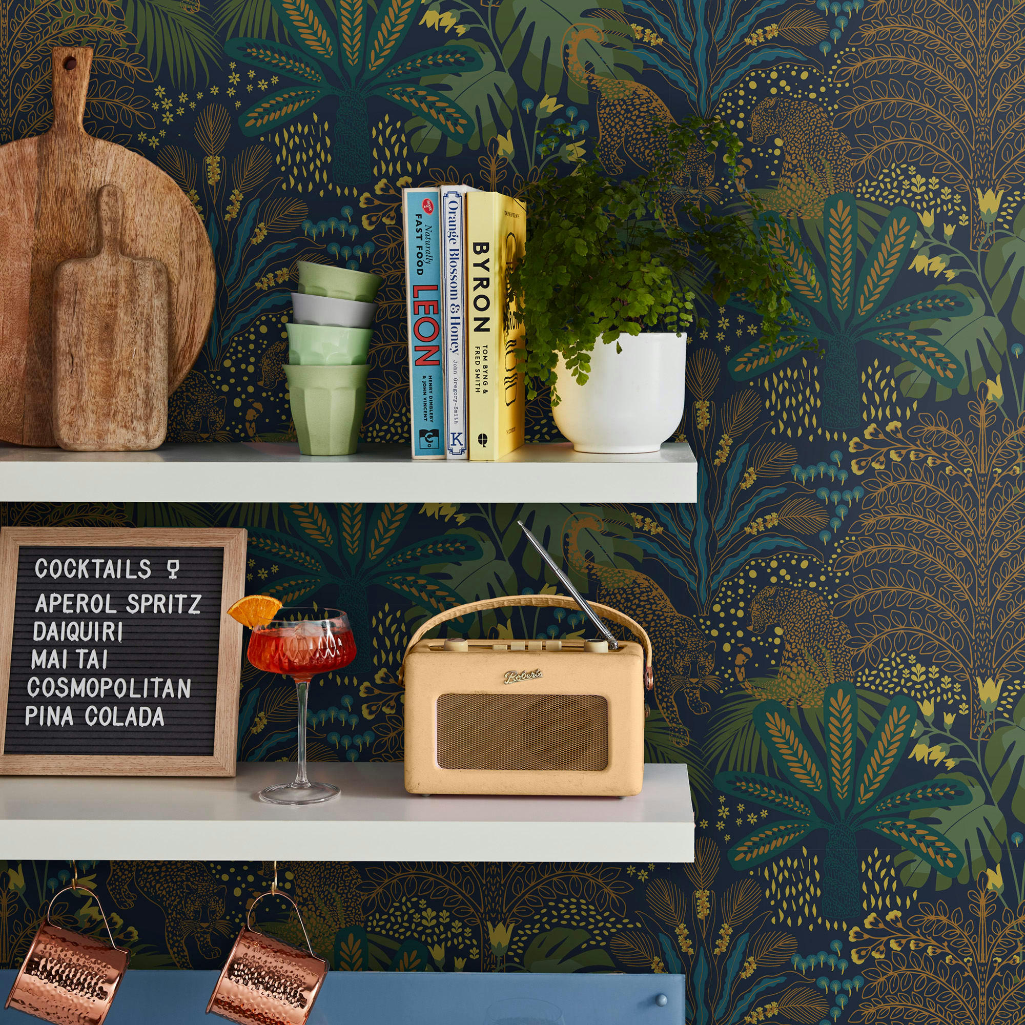 - papier peint savannah fauna vert 1005x52cm