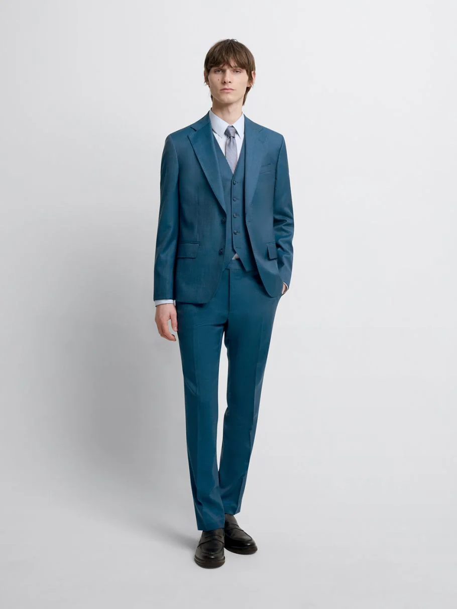 Veste de costume slim en laine