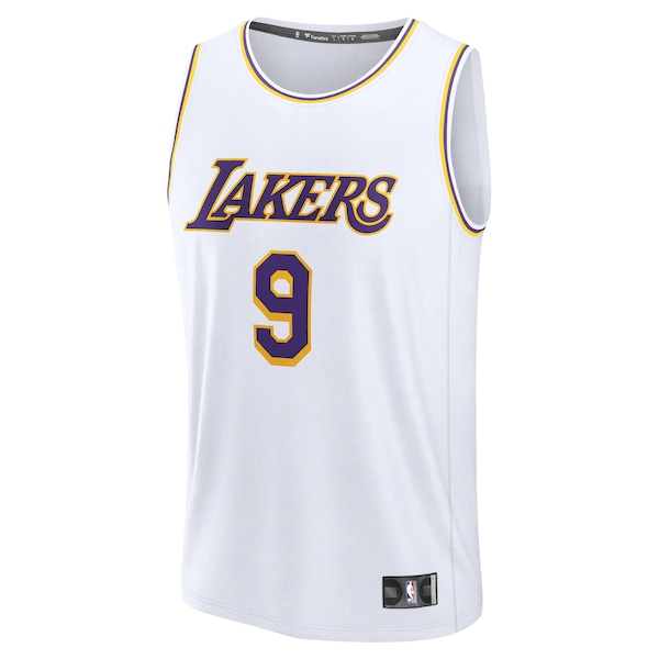 Bronny James Los Angeles Lakers  Fast Break Replica Player Jersey - Association Edition - White