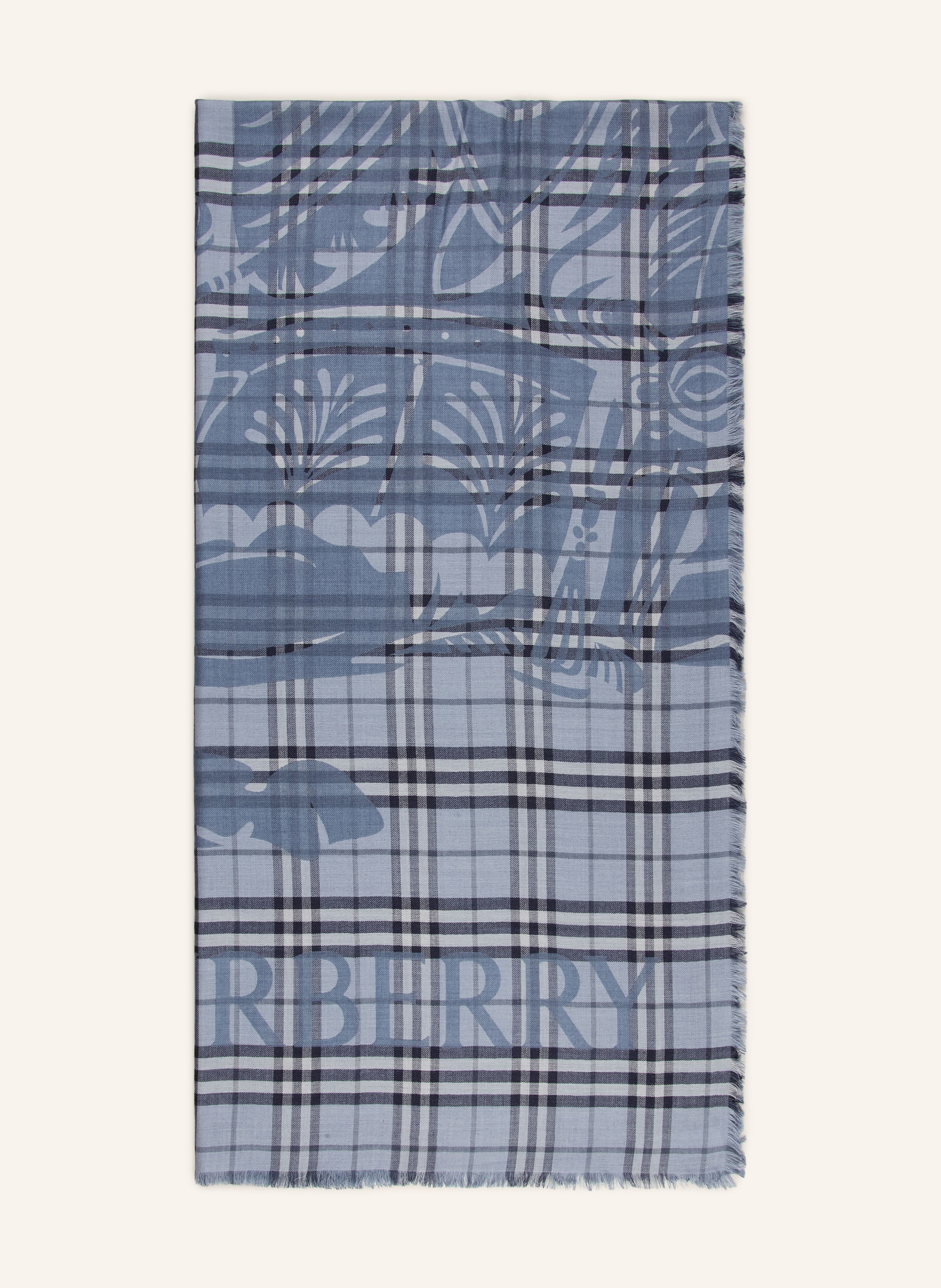 BURBERRY Schal mit Seide