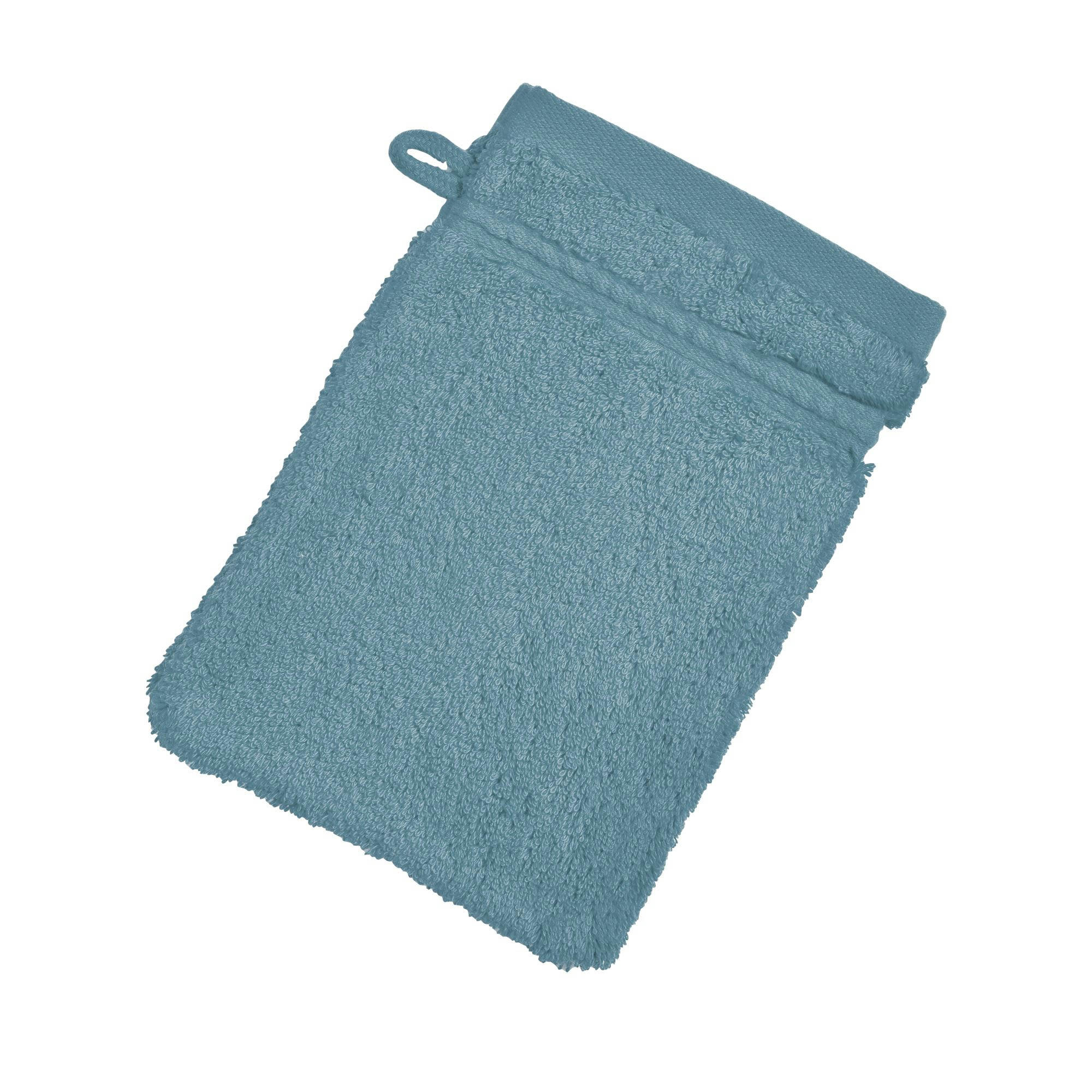COTON PEIGNE D'EGYPTE EPONGES - Serviette de toilette 50x100 bleu tempête en coton