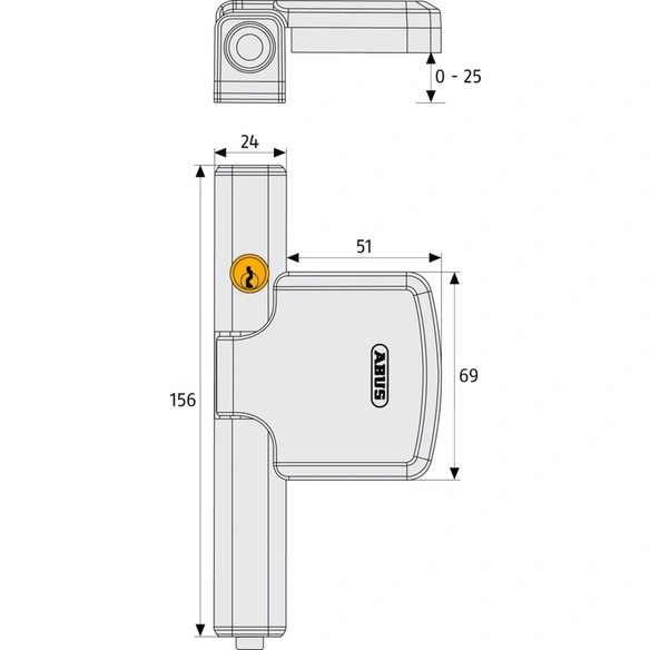 Fenstersicherung, FTS206 S CL/DFNLI