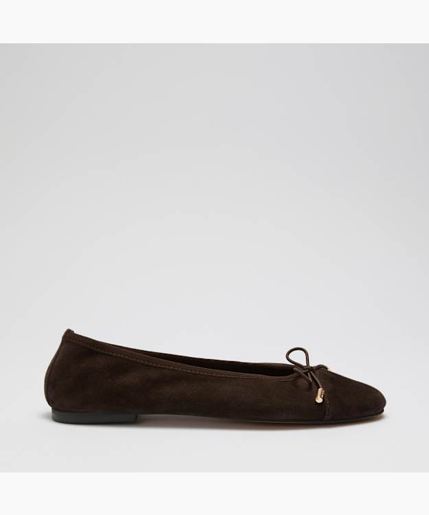 Haliah Brown - Top Cap Detail Ballet Flats