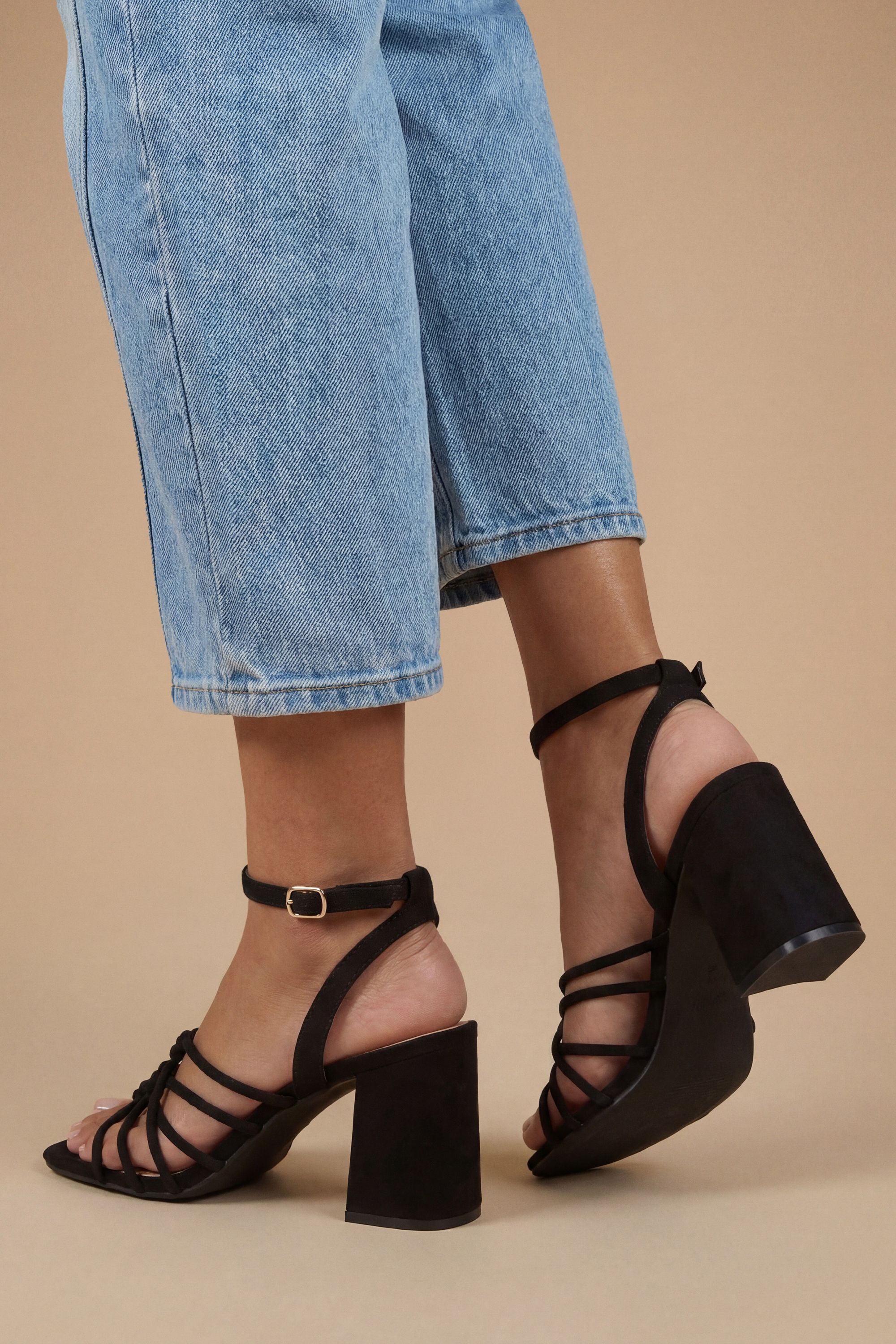 Oasis Hettie Strappy Block Heel Sandals