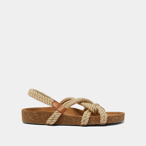 Sandalesen corde beige | WILLOW