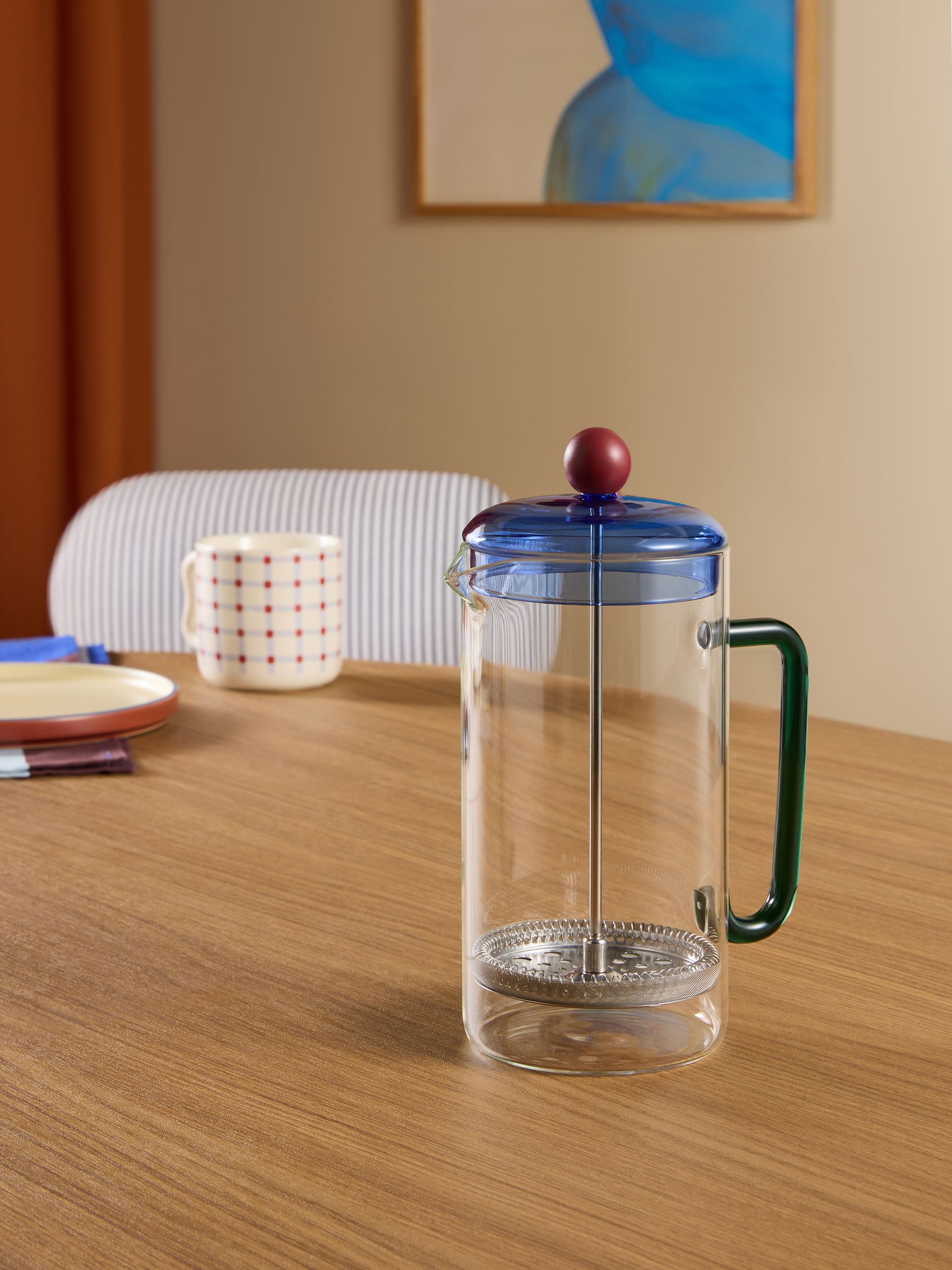 Bolla Glass Cafetiere in Clear