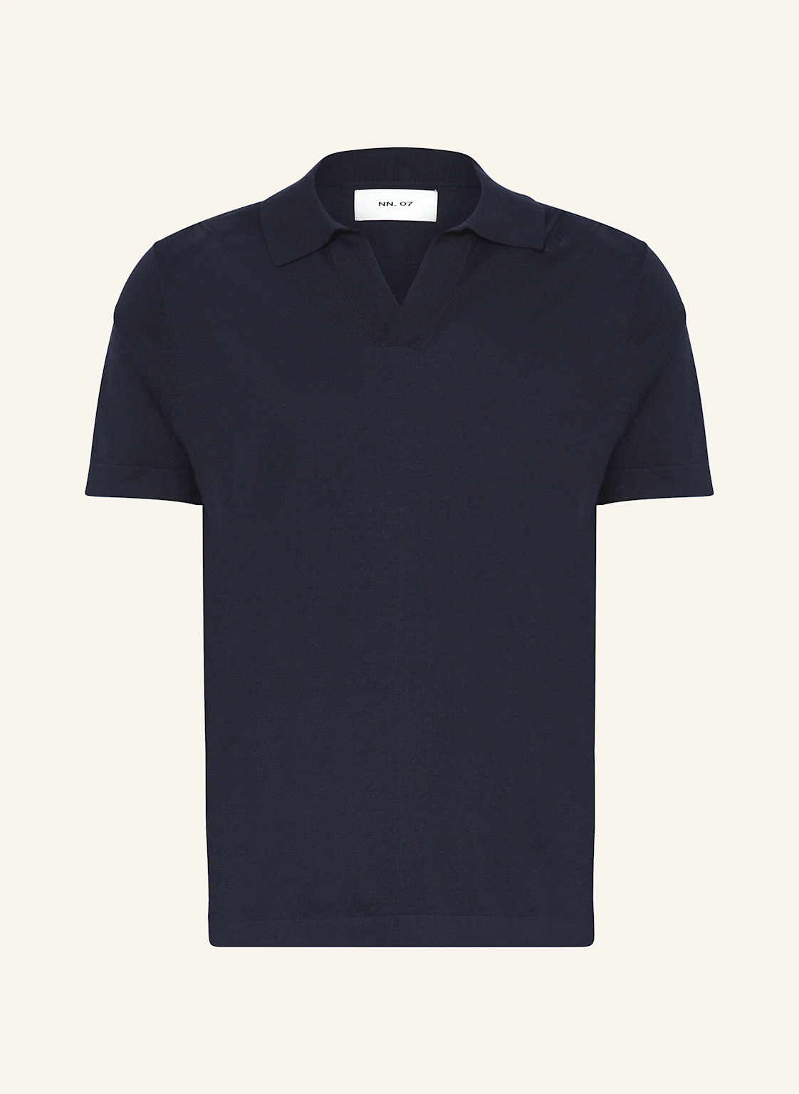 NN.07 Strick-Poloshirt RYAN mit Leinen