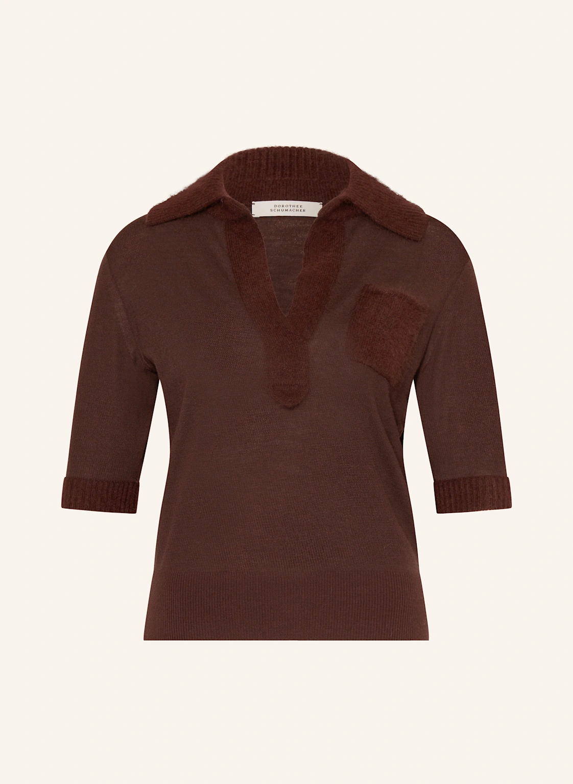 DOROTHEE SCHUMACHER Strickshirt MERINO ROMANCE aus Cashmere