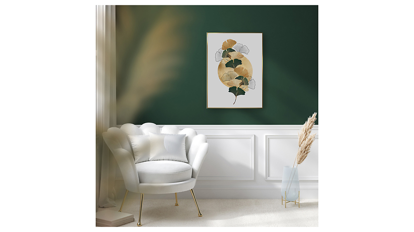 Obraz w ramie Gilded Ginko 50x70 cm