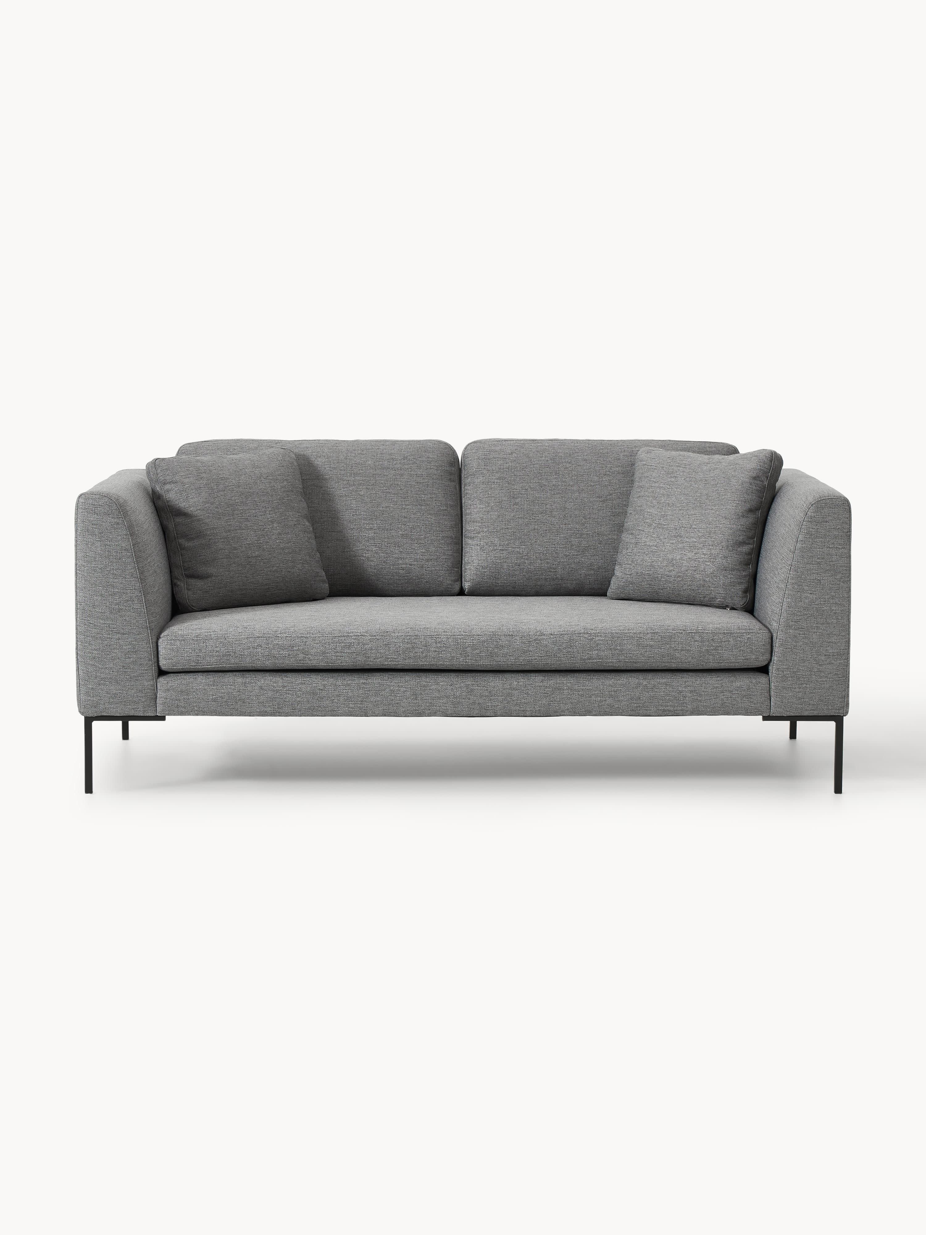 Sofa Emma (3-Sitzer) mit Metall-Füßen