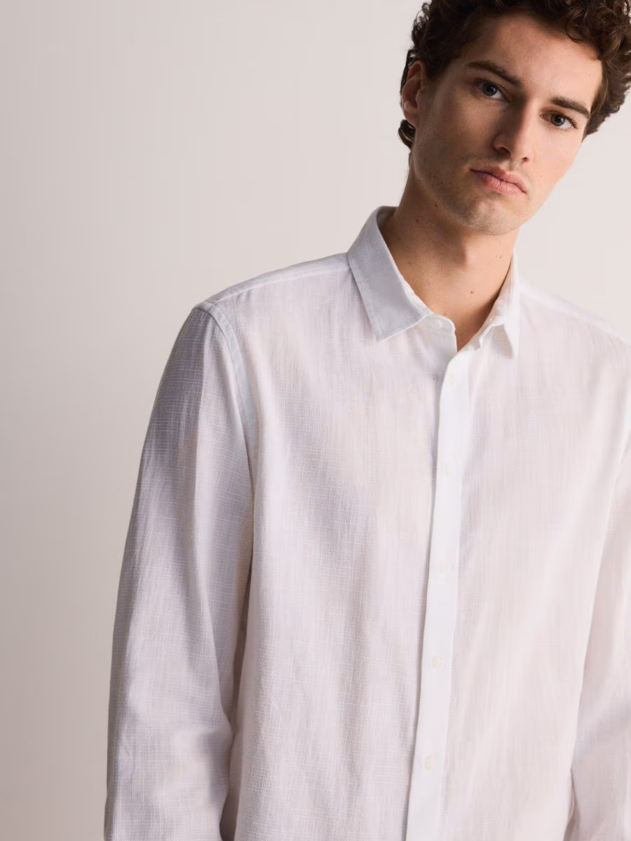 Regular Fit Cotton Rich Shirt