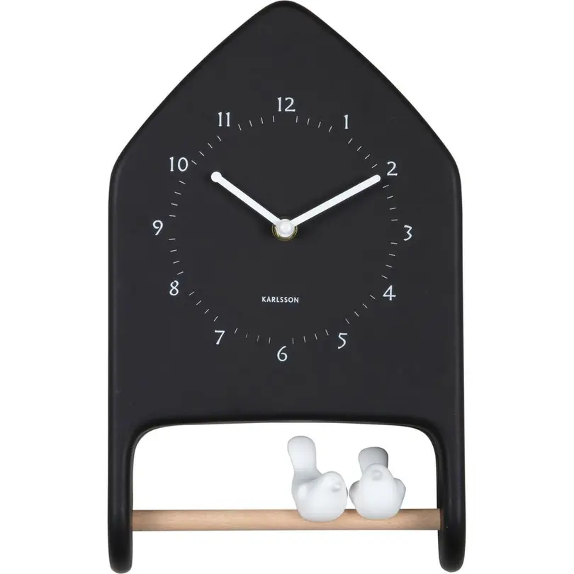 Wanduhr Love Birds